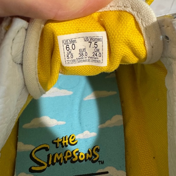 Vans Old Skool The Simpsons Marge Simpson‎ Family Multi Color Women Shoes 7.5 - Picture 10 of 10
